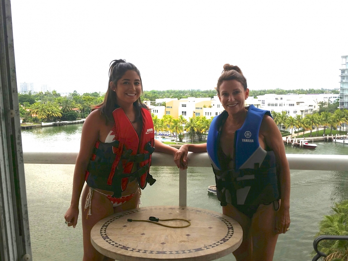 mom and i jetskiing 